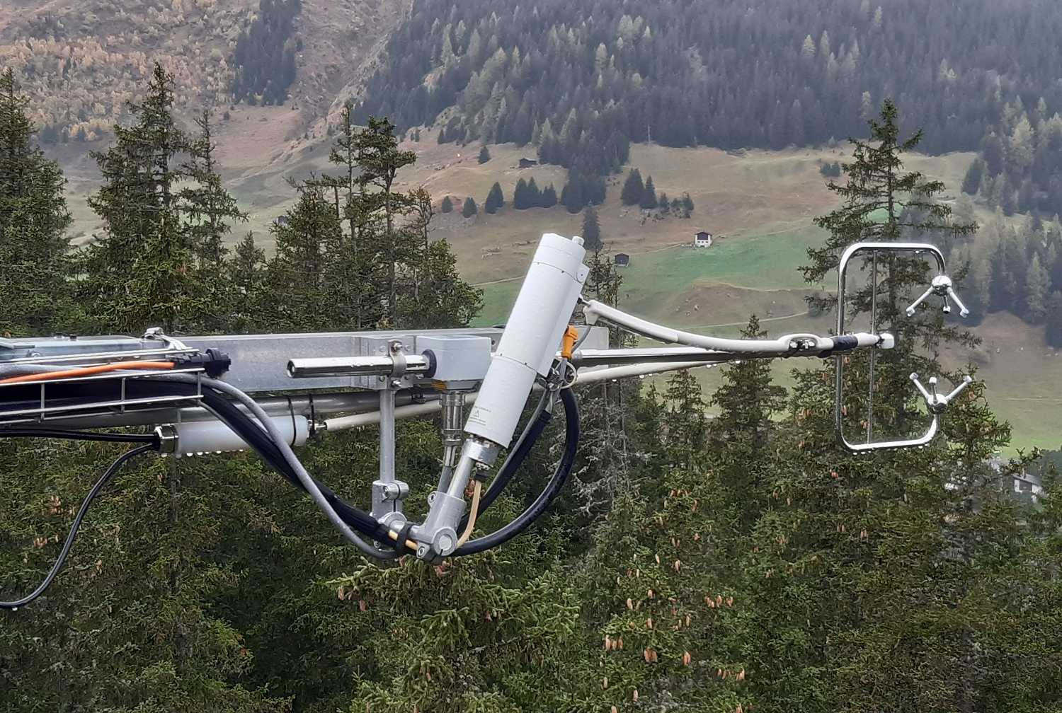 Enlarged view: Davos – eddy covariance setup