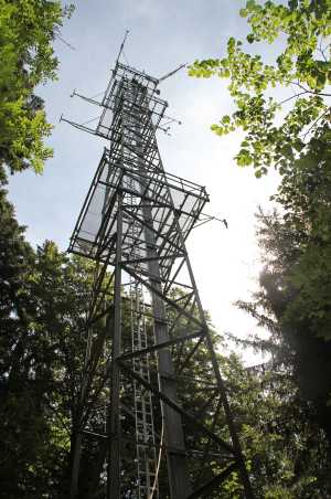 Tower at Lägeren site
