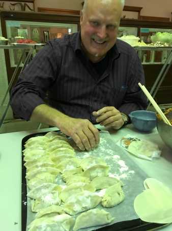 proud dumpling-maker